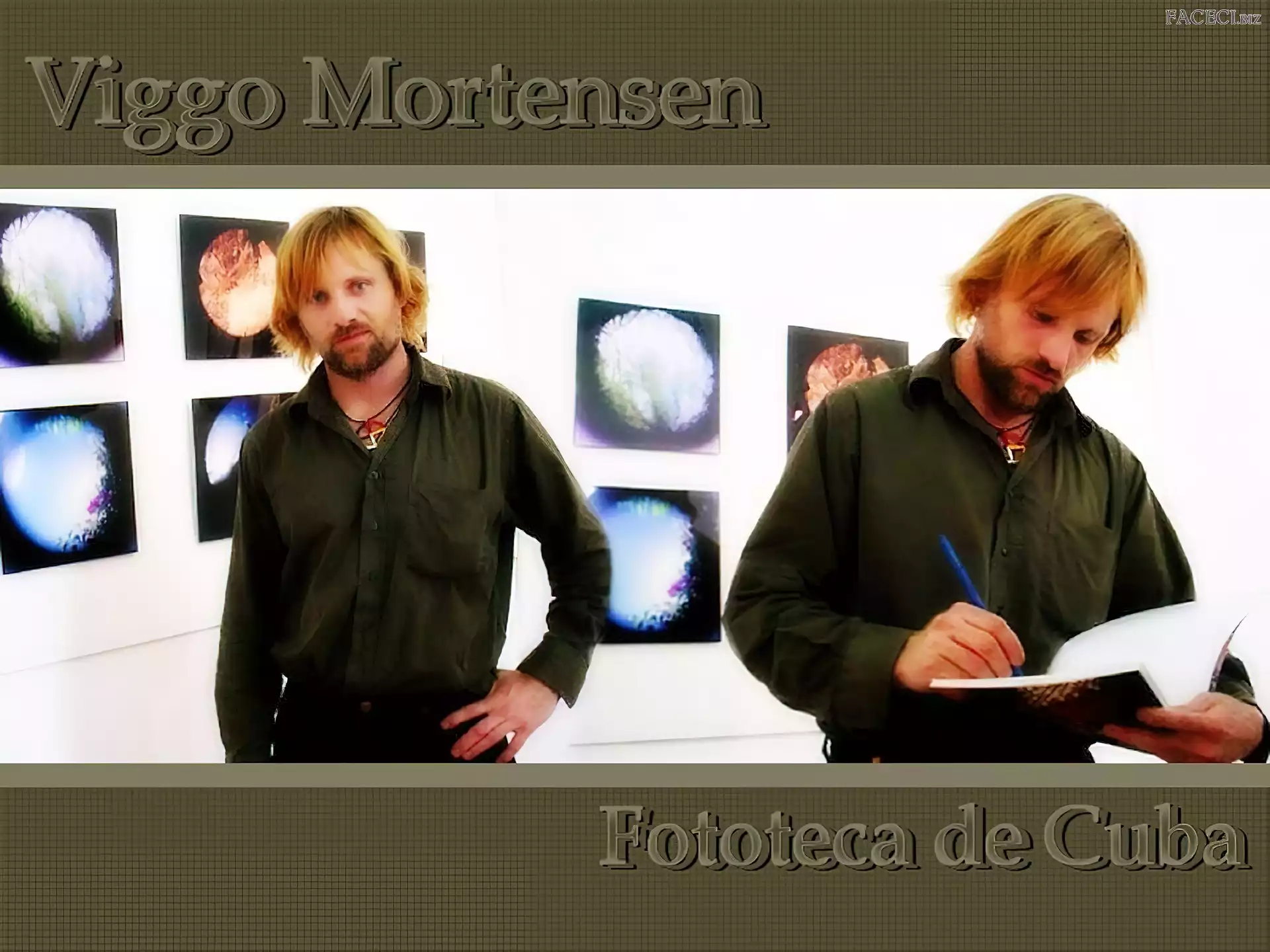 długopis, Viggo Mortensen, zeszyt
