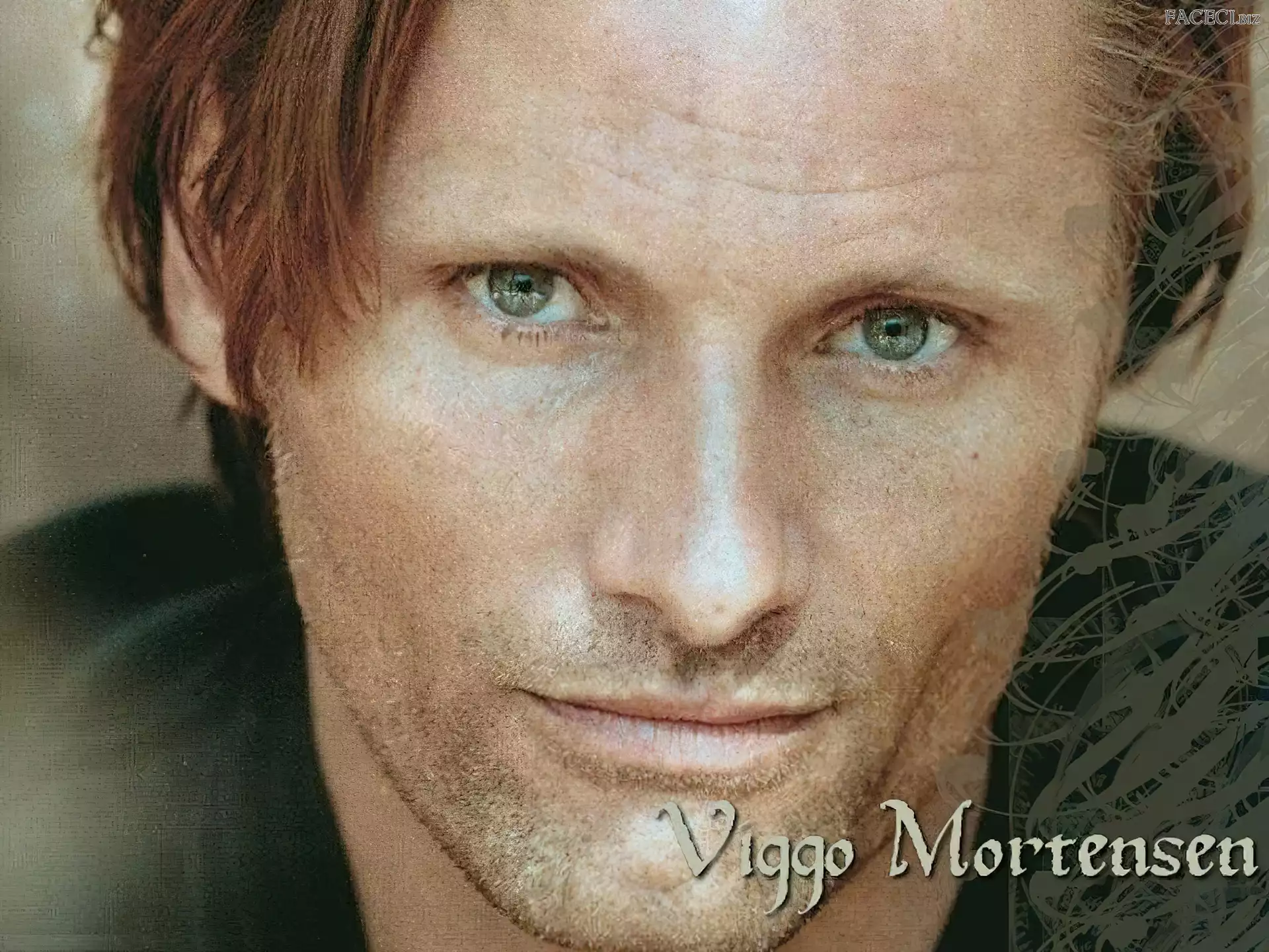 Viggo Mortensen, jasne włosy